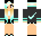 turquoise nike girl