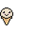 vanilla kawaii ice cream
