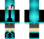 blue gamer girl