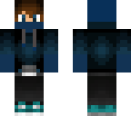 blue hoodie