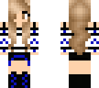 cute blue girl