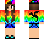 drangon rainbow girl