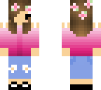 floral chibi girl