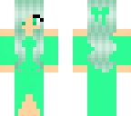 mint green girl edited