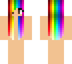 rainbow hair edit