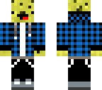 sponge guy blue