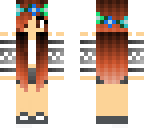 tropical brown hair girl
