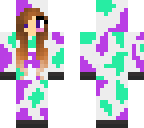 two-colored cow suit