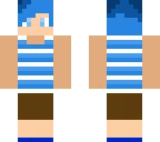blue hair beach boy