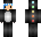 blue hair boy chibi dino