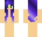 blue haired female base 2