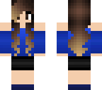 cute blue girl