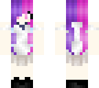 girl purple and pink