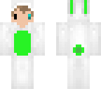 green bunny boy