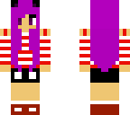 kawaii purple cat girl
