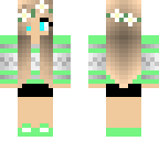 mint flower girl