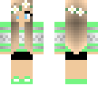 mint flower girl