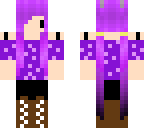 purple haired chibi