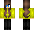 yellow hoodie girl