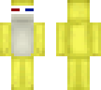 yellow whale with 3d glasses