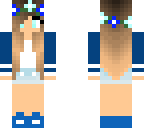 aqua blue girl