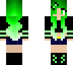 backwards green girl