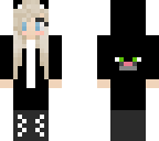 black cat girl