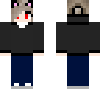 blind neko with out bandana and hood down