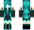 blue cool girl