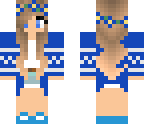 blue girl