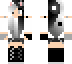 cat yin yang skin