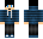 cool black haired blue boy