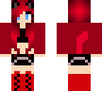 cute red cat girl