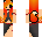 demon fire fox girl