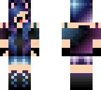 edit of galaxy cat girl