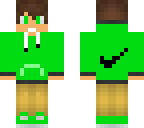green hoodie