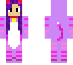 kawaii kat purple