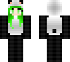 kawaii panda green