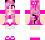 pink neko maid