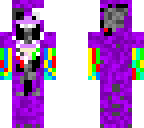 purple withered chica