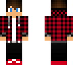 red guy with blue eyes