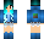 blue block girl