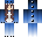 blue dino girl