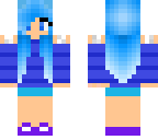 blue girl