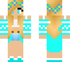 blue summer girl