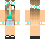 blue summer girl
