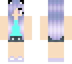 cue blue kitty girl