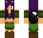cute purple haired werewolf 2