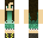 cute turquoise girl