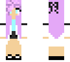 girl with light purple hair